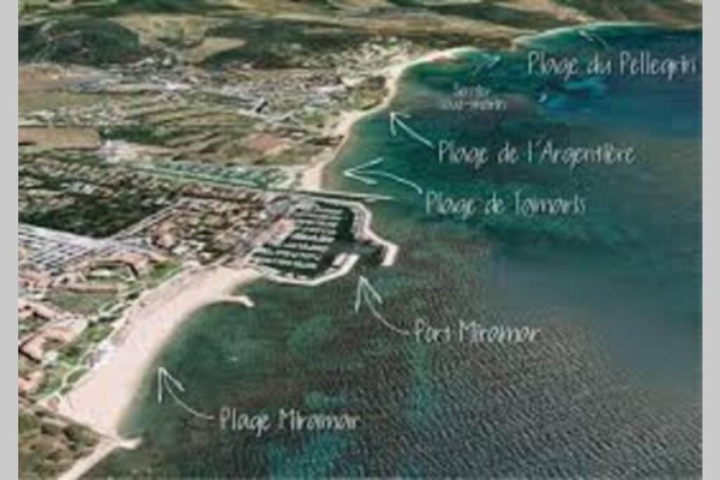 Studio Climatise Proche Port Et Plages La Londe-les-Maures Exteriör bild